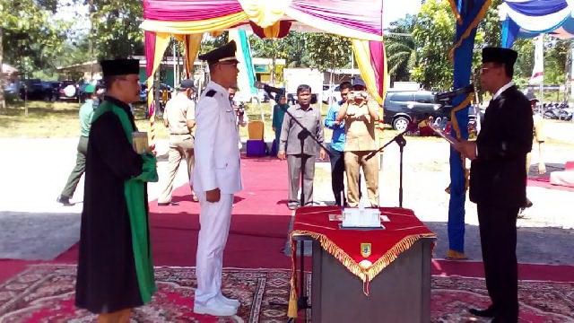 Bupati Rohil resmikan 36 Unit Rumah Resetlemen